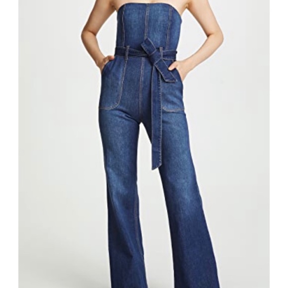 Alice & Olivia Denim jumpsuit - Picture 2 of 7